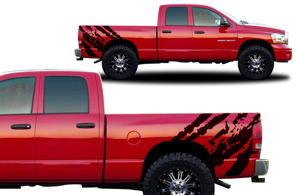 Dodge Ram 1500 2500 Truck Vinyl Decal Custom Graphics Black Design