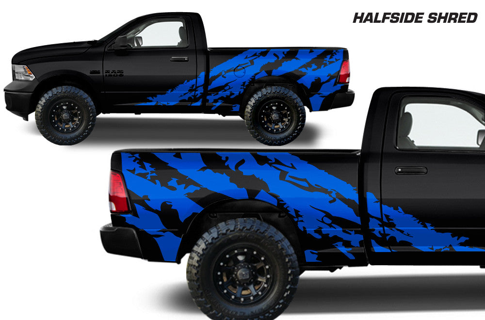 Dodge Ram 1500/2500 (2009-2018) 6.5 BED Custom Vinyl Decal Kit - HALFS ...