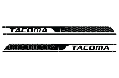 Toyota Tacoma TRD Truck Vinyl Decal Graphics Custom Black Stripe Design 